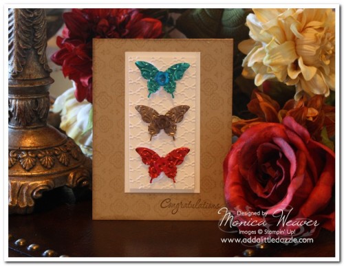 Elegant Butterfly Metal Embossed Card | Add A Little Dazzle
