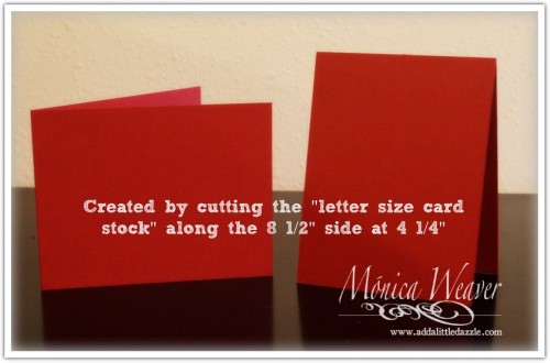 Card Making 101 Card Sizes Add A Little Dazzle